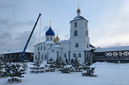 Изготовление и установка креста и куполов для храма в Орлово, Тверская область