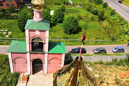Купол с крестом для храма святого архангела Божия Михаила в Данилово